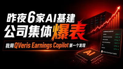 昨夜出财报的AI基建链，毛利率一个比一个高