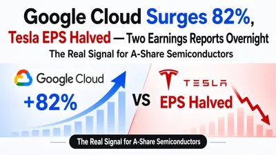 Google Cloud Jumped 82%, Tesla EPS Was Cut in Half: What Last Night's Earnings Really Signal for A-Share Semiconductors