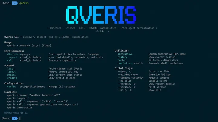 QVeris CLI: Your Universal API Gateway from the Terminal