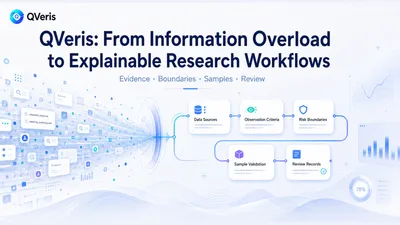 QVeris: From Information Overload to an Explainable Research Workflow