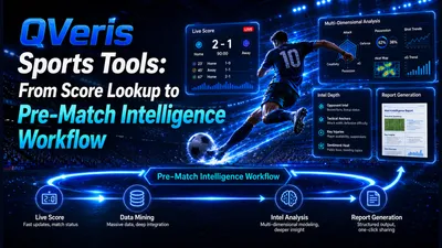 What QVeris Sports Tools Can Do: From Score Lookup to Pre-Match Intelligence Workflows